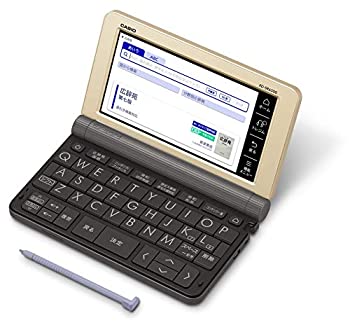 【中古】（非常に良い）2019年モデル カシオ CASIO 電子辞書 エクスワード 生活モデル XD-SR6500GD 160コンテンツ シャンパンゴールド