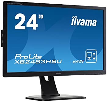 【中古】「非常に良い」iiyama AMVA+パネル搭載 WLEDバックライト24型ワイド液晶ディスプレイ XB2483HSU-B1 【中古】「非常に良い」iiyama AMVA+パネル搭載 WLEDバックライト24型ワイド液晶ディスプレイ XB2483HSU-B1
