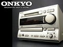 【中古】ONKYO オンキョー FR-V5 CD/MDチューナーアンプ 1