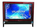 【中古】「非常に良い」NEC デスクトップパソコン パソコン VN470/G レッド デスクトップ 一体型 本体 Windows7 Celeron DVD 地デジ 4GB/1TB
