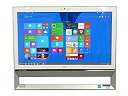 【中古】「非常に良い」NEC デスクトップパソコン パソコン VS370/S ホワイト デスクトップ 一体型 本体 Windows8.1 Celeron DVD 地デジ/BS/CS 4GB/1TB