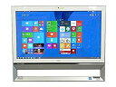 【中古】NEC デスクトップパソコン パソコン VS370/S ホワイト デスクトップ 一体型 本体 Windows8.1 Celeron DVD 地デジ/BS/CS 4GB/1TB