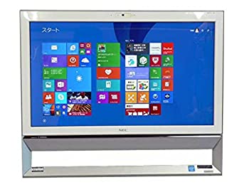 【中古】「非常に良い」NEC デスクトップパソコン パソコン VS350/S ホワイト デスクトップ 一体型 本体 Windows8.1 Celeron DVD 4GB/1TB