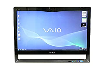 【中古】（非常に良い）SONY デスクトップパソコン パソコン VPCL128FJ シルバー デスクトップ 一体型 本体 Windows7 Core 2 Duo ブルーレイ 地デジ/BS/CS 4GB/1TB