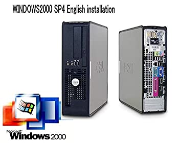 【中古】英語版 WINDOWS2000 SP4 ディスクトップ　パソコン DELL Windows2000 英語版　専用ソフトを動作の為に　2000動作なら高速レベル　リカバリー