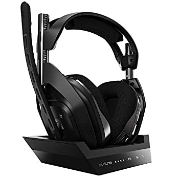 【中古】（非常に良い）Astro ゲーミングヘッドセット A50 WIRELESS + BASE STATION ワイヤレス A50WL-002 ブラック ヘッドセット 無線 PS4/PC/Mac Dolby 5.1ch A50 Wi