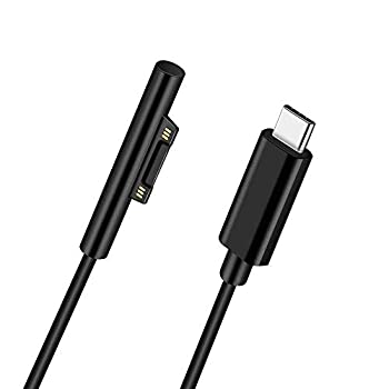 【中古】BOLWEO Surface Pro USB-C 充電ケーブル 15V PD充電対応 type C マイクロソフト Surface Pro 6/ Pro 5/ Pro 4/ Pro 3/ Surface Go/Surface Lapto