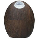 【中古】グリーンハウス USB加湿器 たまご形 ダークエボニー GH-UMSEN-DE
