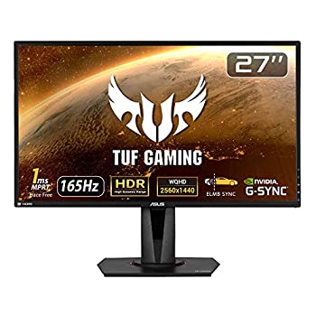 šASUS TUF Gaming ߥ󥰥˥ VG27AQ 27 WQHD HDR IPS 165Hz 1ms HDMI2 ݡDP G-SYNC Compatible ELMB