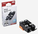 【中古】「未使用品」Canon 純正インクカートリッジ BCI-350 ブラック 大容量タイプ 2個パック BCI-350XLPGBK2P