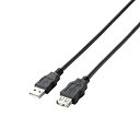 【中古】エレコム RoHS指令準拠&環境配慮パッケージ エコUSB延長ケーブル USB2.0 Aオス-Aメスタイプ 0.5m ブラック U2C-JE05BK