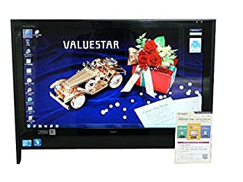 【中古】NEC デスクトップパソコン パソコン VN770/V ブラック デスクトップ 一体型 本体 Windows7 Core 2 Duo ブルーレイ 地デジ 4GB/1TB