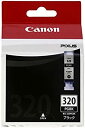 【中古】Canon 純正インクカートリッジ BCI-320 ブラック BCI-320PGBK
