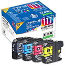【中古】「非常に良い」LC111-4PK 4色パック対応ジットリサイクルインクカートリッジ ブラザー 日本製 JIT-B1114P