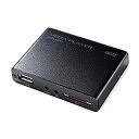 【中古】サンワダイレクト メディアプレーヤー HDMI/RCA出力 USBメモリ/SDカード対応 MP4再生 オートプレイ機能 HDMIケーブル付属 400-M...
