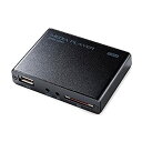 【中古】サンワダイレクト メディアプレーヤー HDMI/RCA出力 USBメモリ/SDカード対応 MP4再生 オートプレイ機能 HDMIケーブル付属 400-MEDI020H