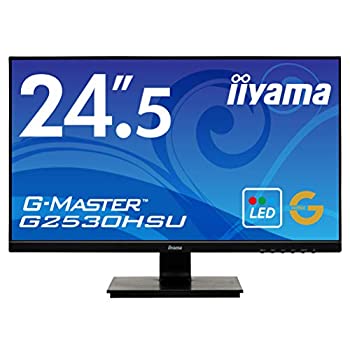 【中古】iiyama ゲーミング モニター ディスプレイ G2530HSU-B1 (24.5インチ/1ms/フルHD/TN/DisplayPortHDMID-sub)