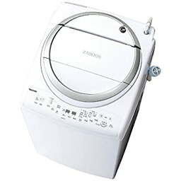 【中古】東芝 タテ型洗濯乾燥機 ZABOON 8kg メタリックシルバー AW-8V6 S