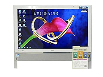 【中古】（非常に良い）NEC デスクトップパソコン パソコン VN370/C ホワイト デスクトップ 一体型 本体 Windows7 Celeron DVD 地デジ 4GB/500GB