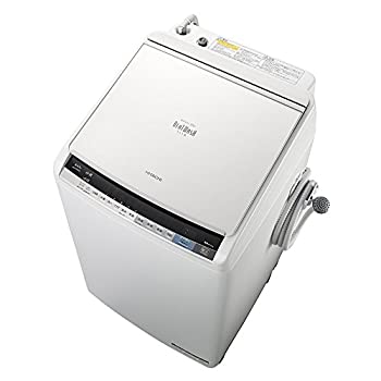 【中古】日立 タテ型洗濯乾燥機 ビートウォッシュ 8kg ホワイト BW-DV80A W