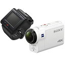 【中古】（非常に良い）ソニー SONY ウエアラブルカメラ アクションカム 4K+空間光学ブレ補正搭載モデル(FDR-X3000R) ライブビューリモコンキット