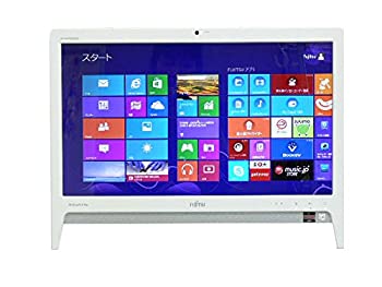 【中古】（非常に良い）液晶一体型 Windows8 デスクトップパソコン パソコン 富士通 Athlon DVD 地デジ 4GB/1TB