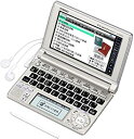 【中古】CASIO Ex-word 電子辞書 XD-A6500GD シャンパンゴールド 多辞書総合モデル ツインタッチパネル 音声対応 100コンテンツ 日本文学300作品/世界文