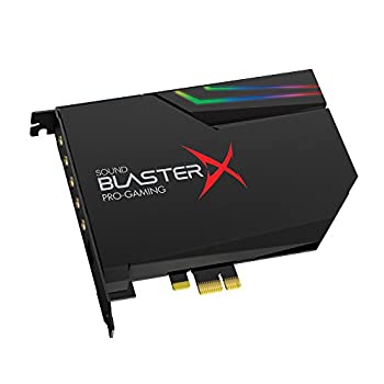 【中古】（非常に良い）Creative Sound BlasterX AE-5 ブラック 最大32bit/384kHz ハイレゾ LED ゲーミング サウンドカード SBX-AE5-BK
