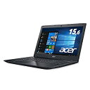 【中古】Acer ノートパソコン Aspire Core i7-7500U/15.6インチ/8GB/256G SSD/DVD±R/RW ドライブ/Windows 10/ブラック E5-576-F78U/K