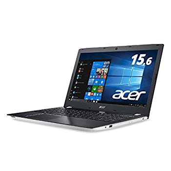【中古】Acer ノートパソコン Aspire Core i7-7500U/15.6インチ/8GB/1TB/DVD±R/RW ドライブ/Windows10/ホワイト E5-576-F78G/W