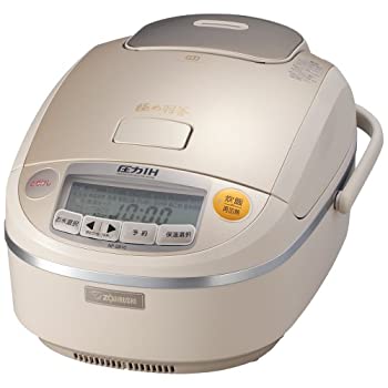 【中古】ZOJIRUSHI 圧力IH炊飯ジャー 5.5合炊き NP-SB10-NP プライムゴールド