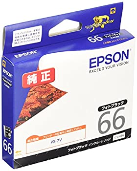 【中古】「未使用品」EPSON 純正インクカートリッジ ICBK66 PX-7V用ブラック
