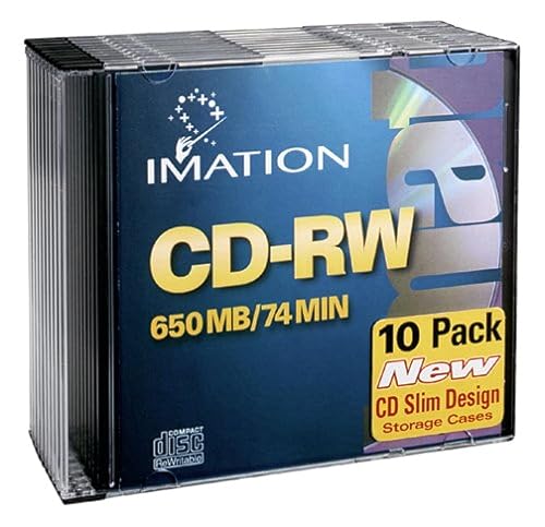 【中古】Imation imn40955書き換え可能CDメディア、CD - RW 700 MB、4 x、、10パックスリムジュエルケース、小売 【中古】Imation imn40955書き換え可能CDメディア、CD - RW 700 MB、4 x、、10パックスリムジュエルケース、小売