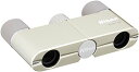 【中古】「未使用品」Nikon 双眼鏡 遊 4X10D CF ダハプリズム式 4倍10口径 シャンパンゴールド 4X10DCF (日本製)