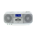 【中古】「非常に良い」TOSHIBA CDラジオカセットレコーダー CUTEBEAT ホワイト TY-CDK5(W)