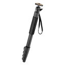 【中古】Velbon 一脚 EXUP-53 5段 レバーロック 脚径23mm 小型 自由雲台 アルミ脚 371744