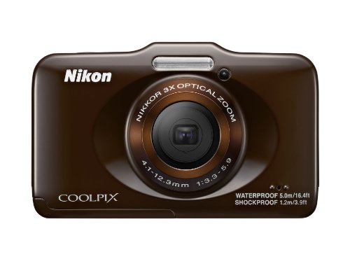 šۡɤNikon ǥ륫 COOLPIX S31 ɿ5m Ѿ׷1.2m ֥饦 S31BR