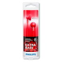 【中古】PHILIPS インナーイヤー レッド SHE3010RD