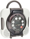 【中古】Twinbird 防水CDプレーヤー ブラウン AV-J166BR