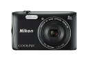 【中古】「非常に良い」Nikon デジタルカメラ COOLPIX A300 光学8倍ズーム 2005万画素 ブラック A300BK