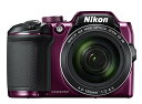 【中古】「非常に良い」Nikon デジタルカメラ COOLPIX B500 光学40倍ズーム 1602万画素 単三電池 プラム B500PU(2)