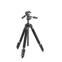 【中古】Velbon カーボン三脚 Carmagne E5400 II 4段 レバーロック 脚径25mm 中型 3Way雲台 クイックシュー対応 カーボン脚 4...