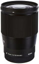 【中古】「非常に良い」シグマ(Sigma) SIGMA シグマ Canon EF-Mマウント レンズ 16mm F1.4 DC DN 単焦点 広角 APS-C Contemporary ミラーレス 専用
