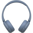【中古】「非常に良い」ソニー(SONY) ワイヤレスヘッドホン WH-CH520:Bluetooth対応/軽量設計 約147g/専用アプリ対応により好みの音質にカスタマイズできる「イコライザー」設定対応/