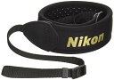 【中古】「非常に良い」Nikon ネックストラップ 一眼レフ用 シンプル ブラック AN-DC1(2)