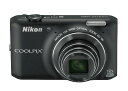 【中古】「非常に良い」Nikon デジタルカメラ COOLPIX S6400 タッチパネル液晶 光学12倍ズーム スマートブラック S6400BK(2)