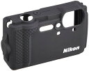 【中古】「非常に良い」Nikon シリコンジャケット CF-CP3 BK ブラック(Nikon デジタルカメラ COOLPIX W300用)