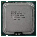 【中古】Intel CPU コア 2 デュオ e6600 2.40 GHz fsb1066mhz 4 M lga775 トレイ