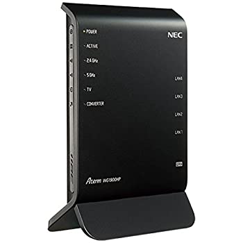 【中古】NEC 11ac対応 1300＋600Mbps 無線LANルータ（親機単体） PA-WG1900HP