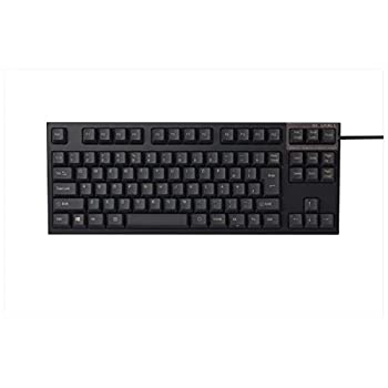 【中古】東プレ REALFORCE S R2 テンキーレス 静音モデル 日本語 静電容量無接点方式 USB 荷重45g レーザー刻印 かな表記なし ブラック R2TLS-JP4-BK